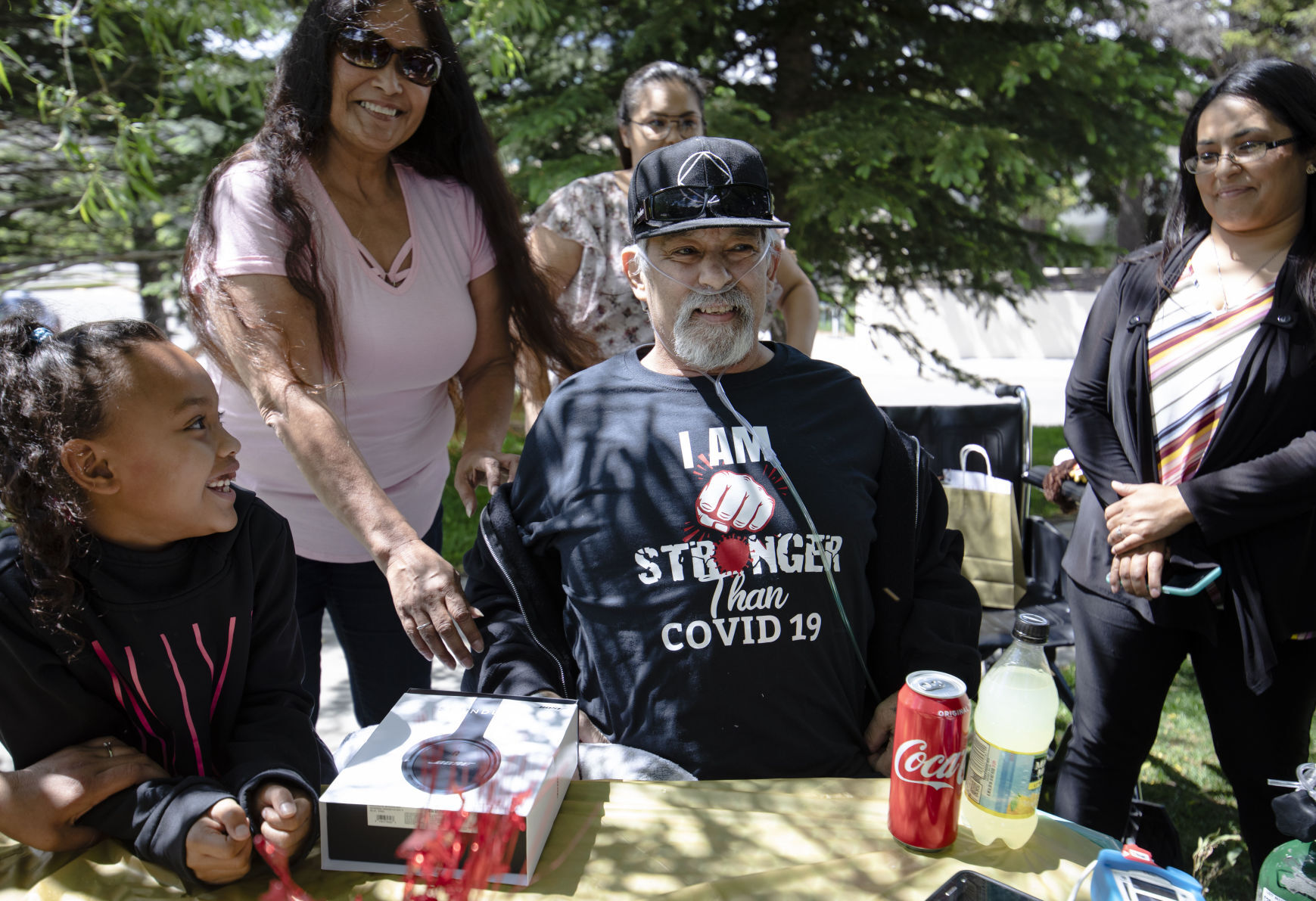 Jackson man recovering from COVID-19 spends Father's Day with family